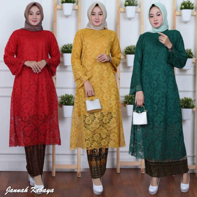 [KEBAYA_NUANTARA] Kebaya tunik brokat - kebaya tunik adelia luna - kebaya brokat import/KEBAYA BROKA