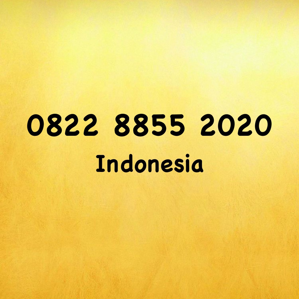 Nomor Cantik Simpati LOOP Seri Tahun - 20 - 0822 8855 2020