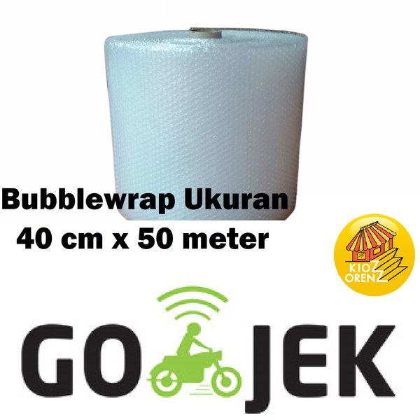 

BUBBLEWRAP uk. 40 Cm x 50 Meter PLASTIK BUBBLE WRAP MURAH GROSIR BUBBLEWRAP PABRIK 3.000gr Murah