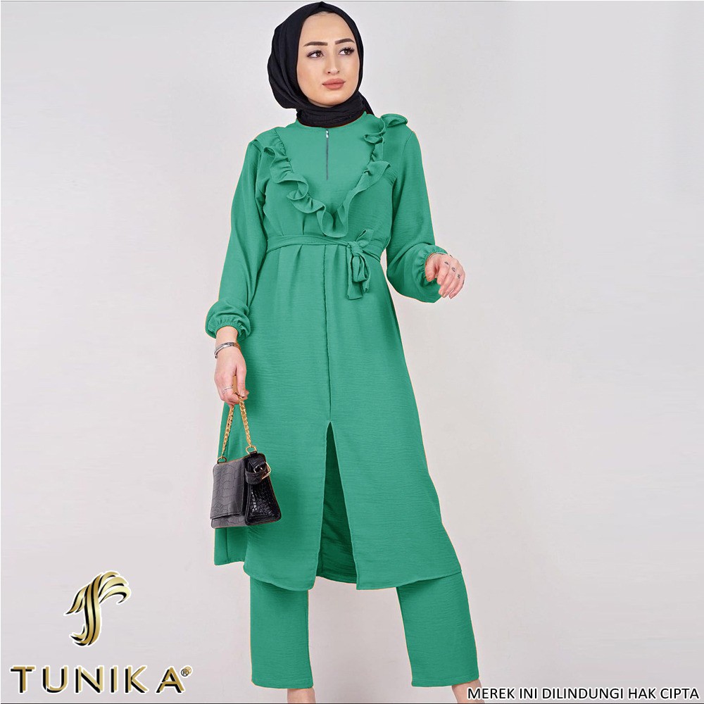 Baju Setelan Wanita Kekinian - One set Wanita - Setelan Tunik - Set Rinosa dan Set Rinsa - Lexoir-Set Rinosa Tosca