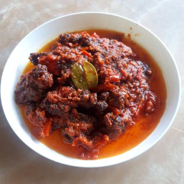 

Dendneng balado daging