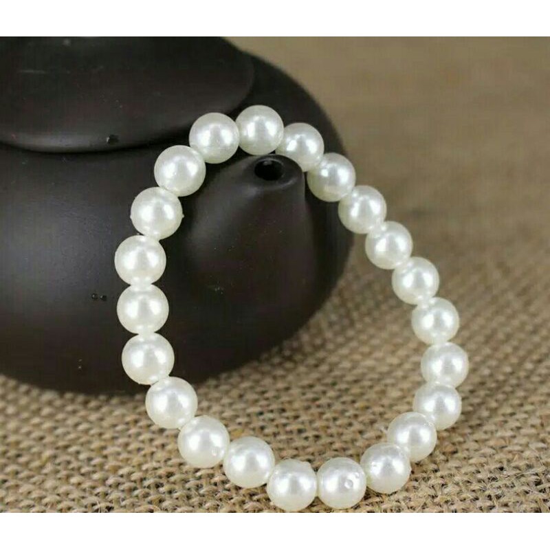 Gelang Mutiara Berlian Imitasi Cantik