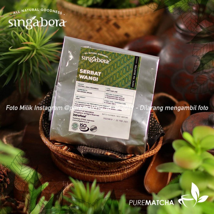 

teh-daun- singabera - serbat wangi 1tb sample ginger tisane wedang jahe rempah -daun-teh.