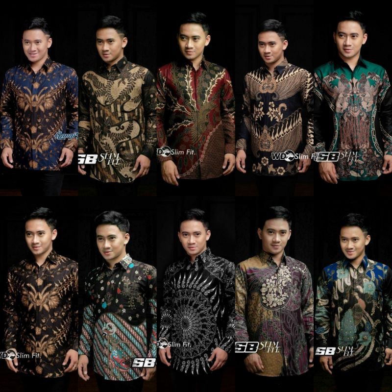 Batik Pria Gus Azmi Syubbanul Muslimin Batik Katun Halus Hadroh Azzahir Santri muslim, Moderen