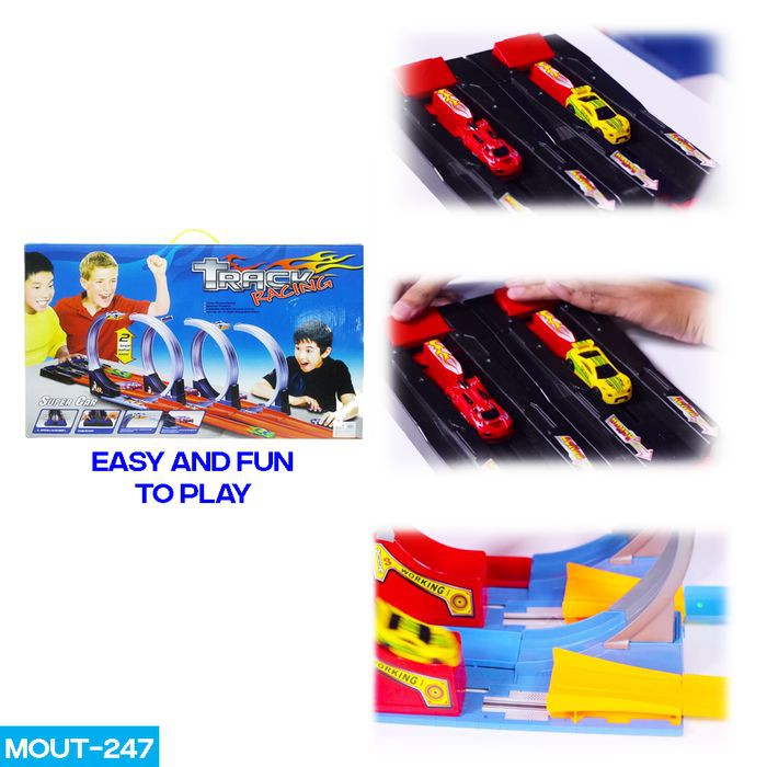 TRACK RACING mainan mobil balap arena hot wheels MOUT-247