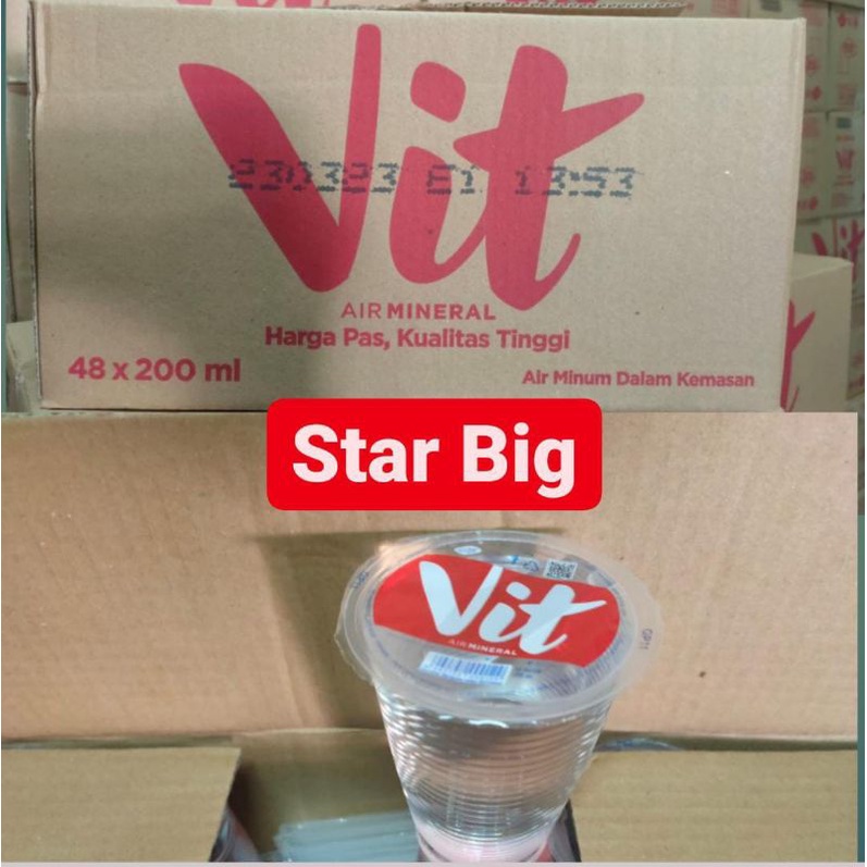 

Air Mineral Vit Ukuran Gelas Cup 200 Ml Isi 48 Pcs