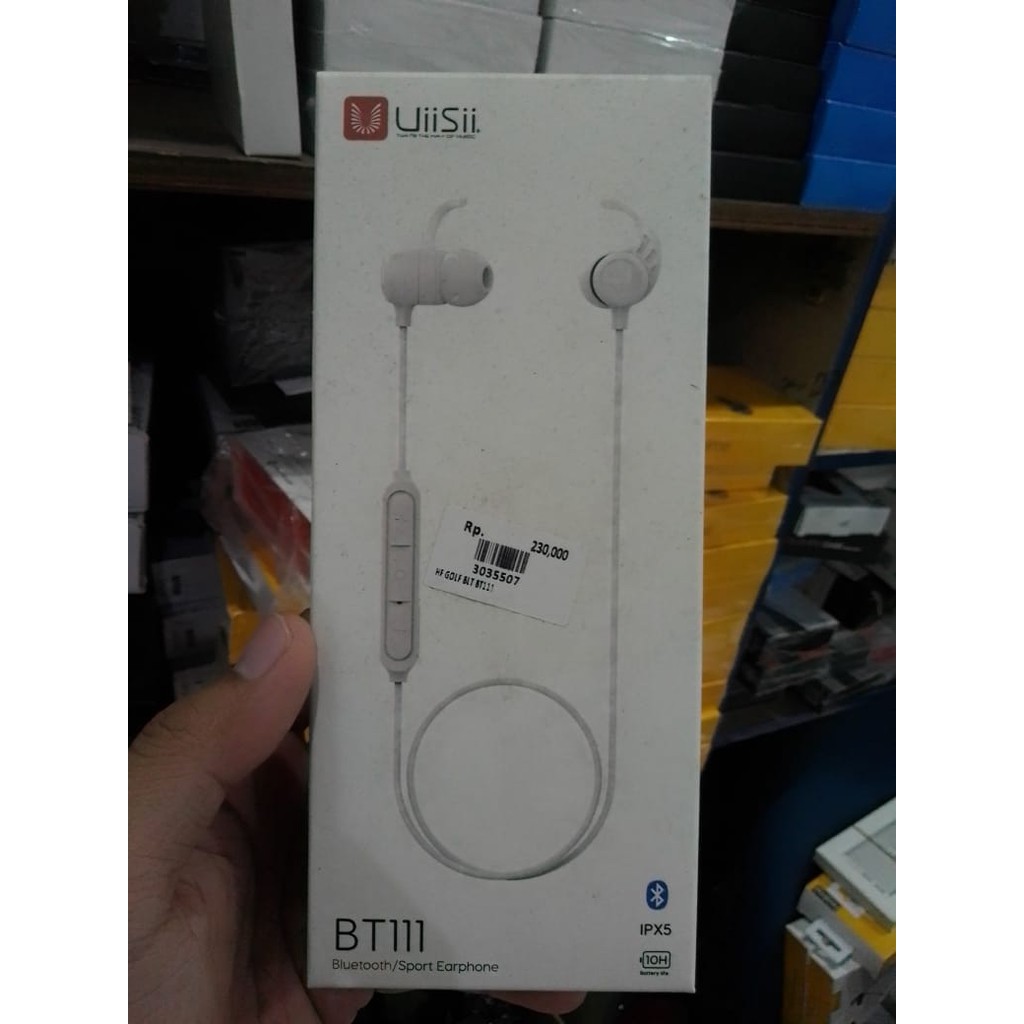 UIISII BT-111 EARPHONE SPORT BLUETOOTH IPX5 HEADSET EARPHONE MURAH