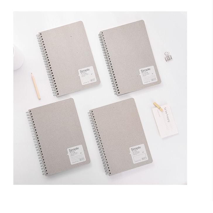 

PROMO!!! Simple Grey Sand Spiral Notebook