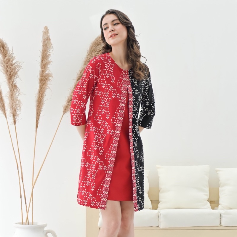 DBT416 - Dress Batik STD & JUMBO