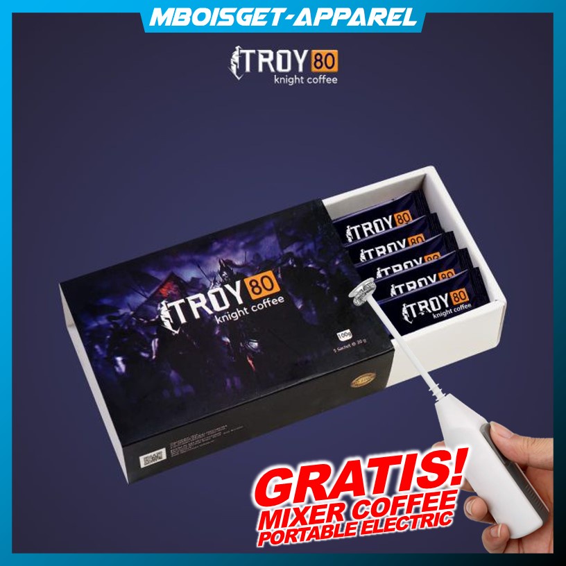 

MBOISGET - 1 BOX KOPI TROY 80 KOPINYA PRIA SUAMI ISTRI HARMONIS MENAMBAH ENERGI
