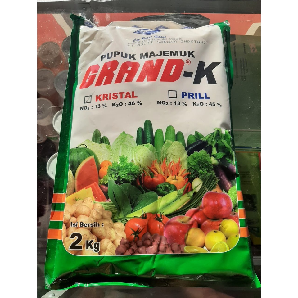 PUPUK MAJEMUK GRAND-K KRISTAL 2KG