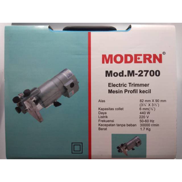 MESIN ROUTER RUTER MODERN M-2700 / ELECTRIC TRIMMER MESIN PROFIL KECI