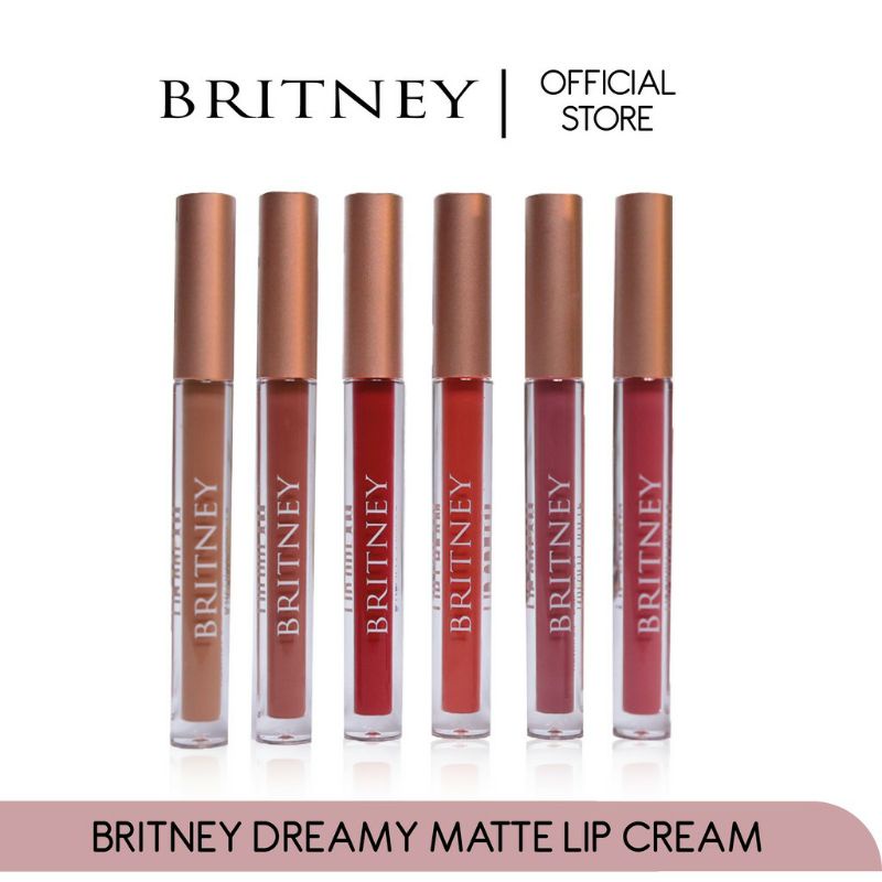 BRITNEY DREAMY MATTE LIP CREAM LIP CREAM LIPSTIK MATTE