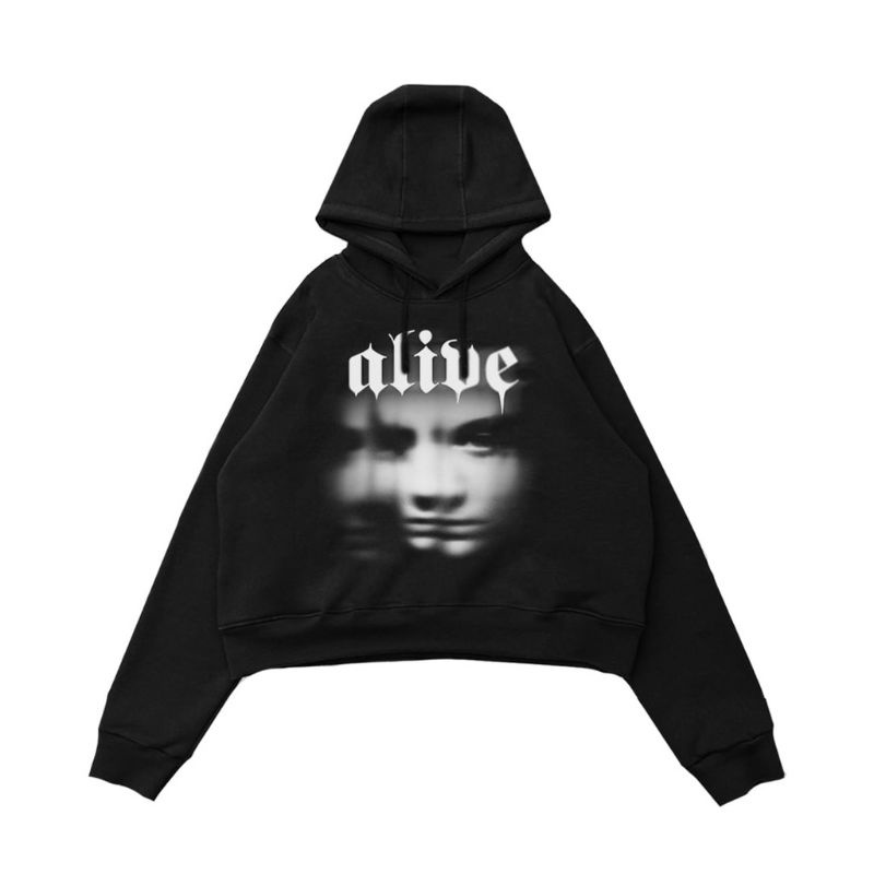 Crop Hoodie YikesAllday