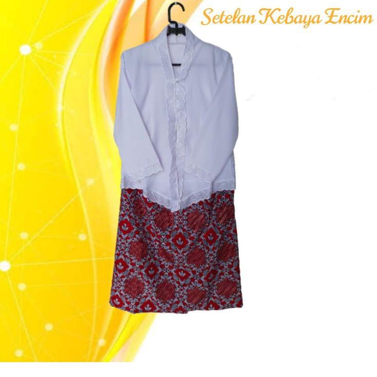 ㅉ Setelan Kebaya Anak Putih Merah / kebaya encim / Setelan Kebaya Anak Sekolah Putih Merah Sekolah T