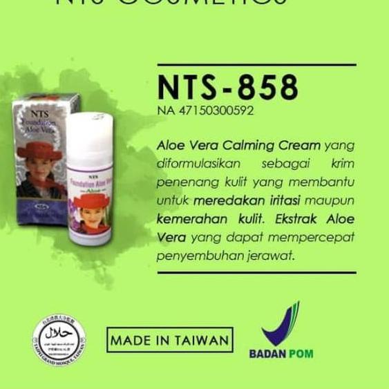 5.5 MALL/Termurah dan terbaik >>/【5.5 SALE】/Ready Stok/「Terbaik」 NTS Foundation Aloe Vera Calming Cr