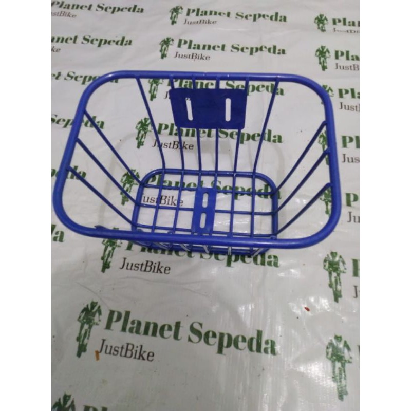 Keranjang Sepeda Anak Atlantis 16 Besi Biru