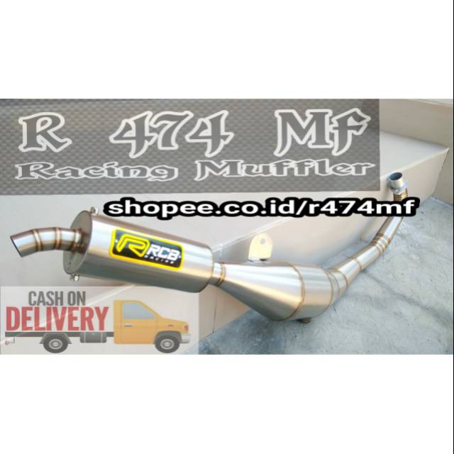 Knalpot SATRIA 2TAK SATRIA HIU SATRIA LUMBA RCB STAINLESS