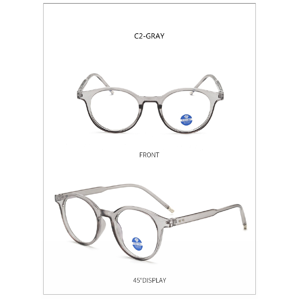 Fashion anti-blue light men's and women's literary glasses