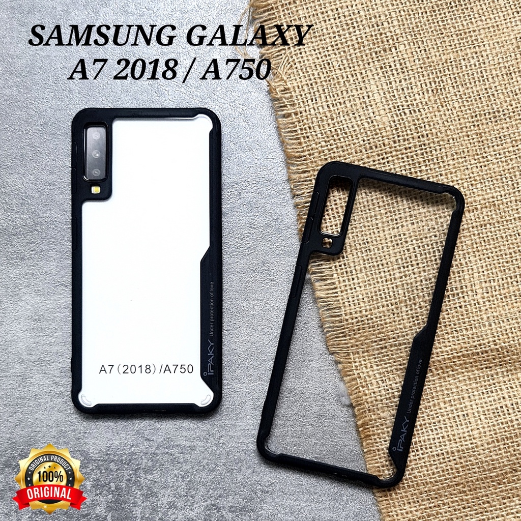 SAMSUNG M31 A750 A7 2018 A8 2018 A8 PLUS A9 2018 - IPAKY Soft Case Bumper Transparent Clear