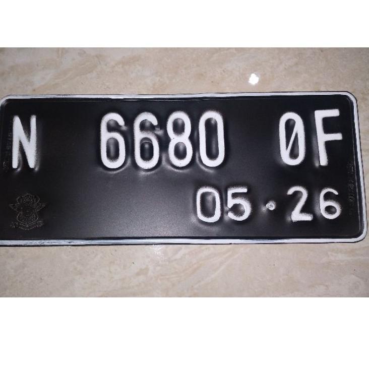 DVL plat nomer motor standar / variasi plat nomer motor [hd -556]
