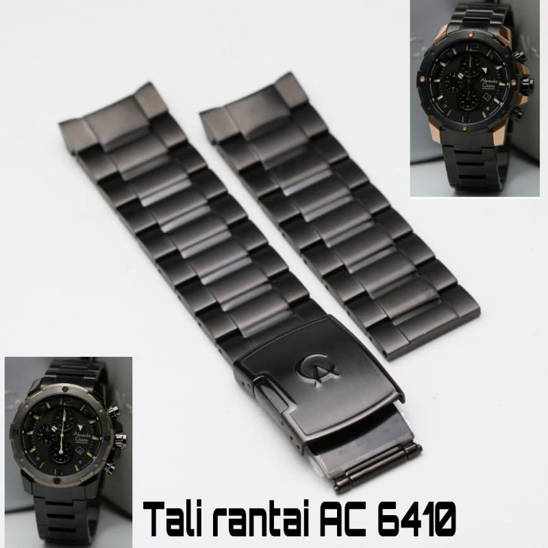 Tali Rantai Jam Tangan Alexandre christie AC 6410 Original