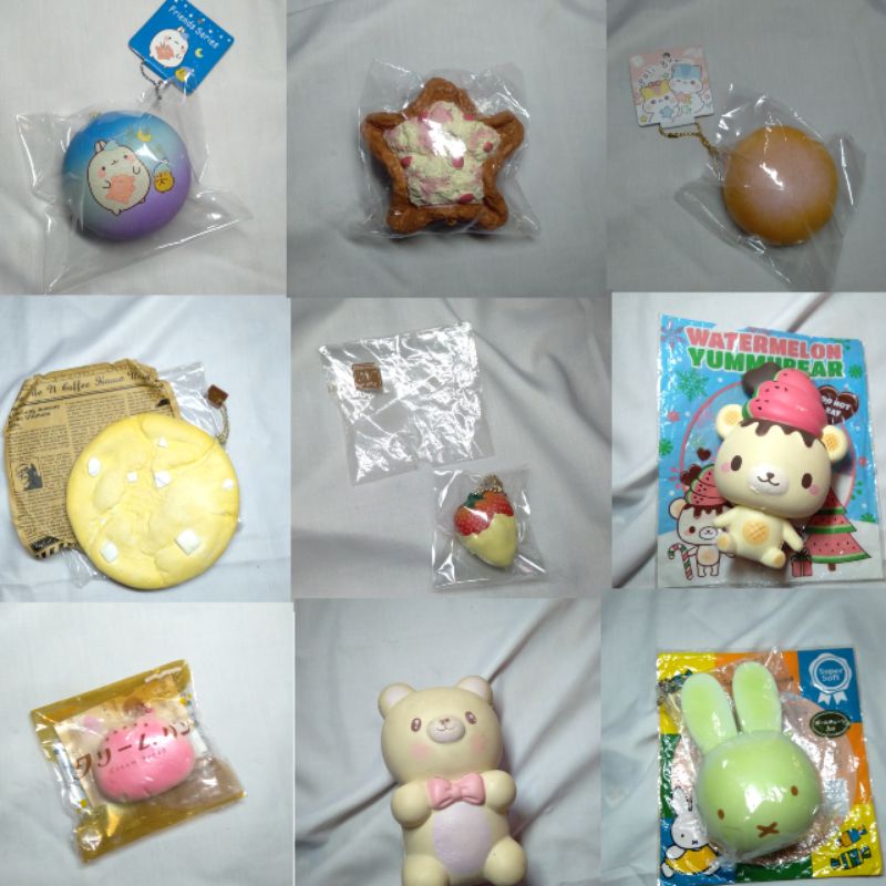sale squishy part2 murah ibloom,cdn,rare sq,creamiicandy,, dll
