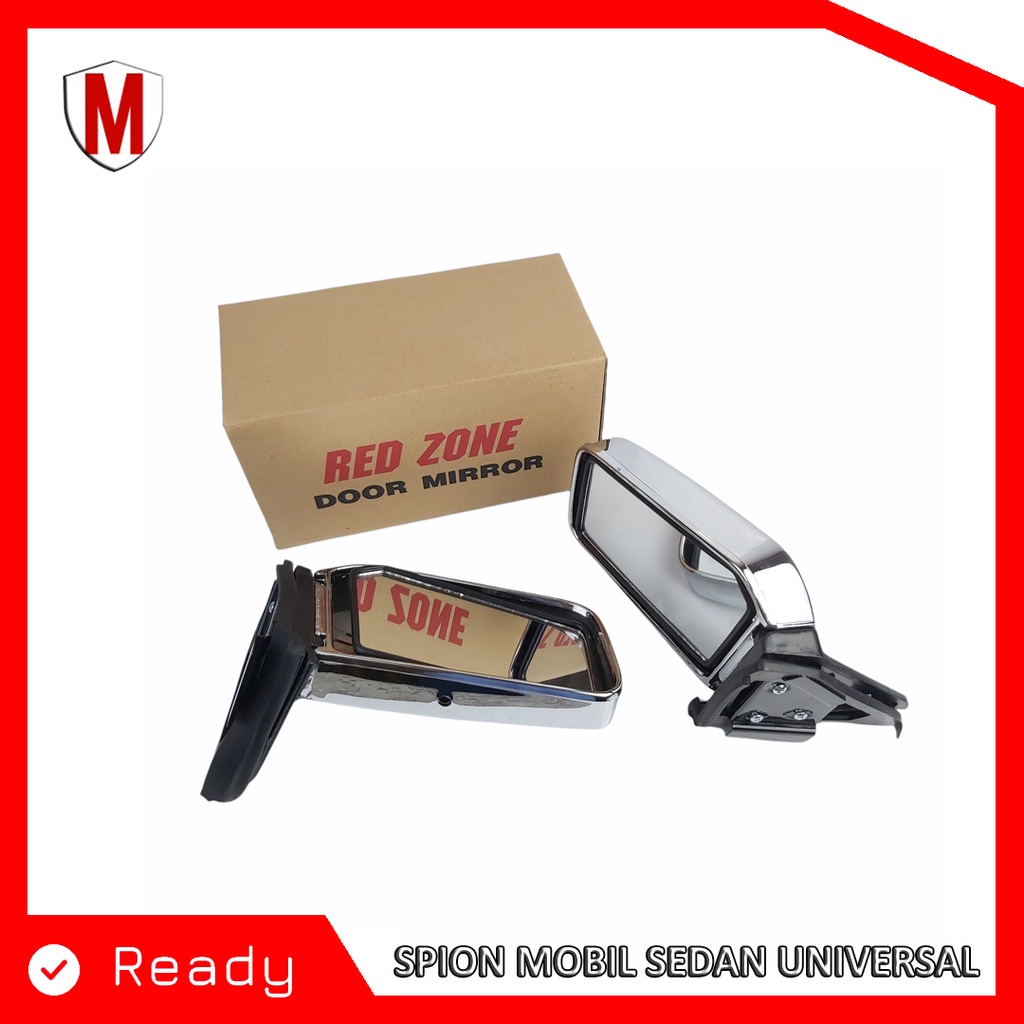 SPION MOBIL RED ZONE HITAM - CHROME MANUAL HIGH QUALITY UNIVERSAL