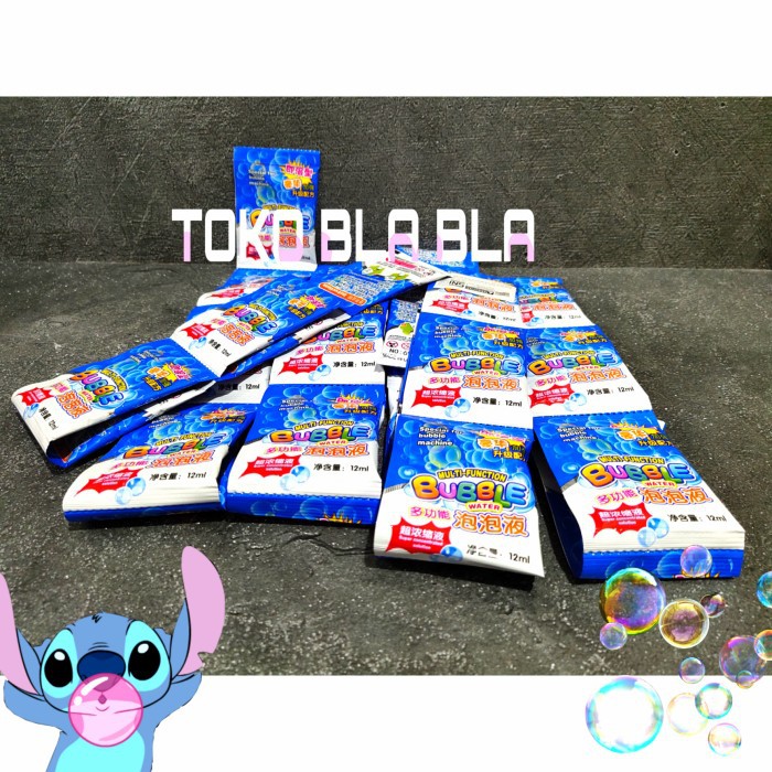 

Refil Bubble Sachet Gelembung isi ulang bubble air sabun isi 5