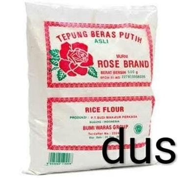 

Tepung Beras Rose Brand 500gr per dus
