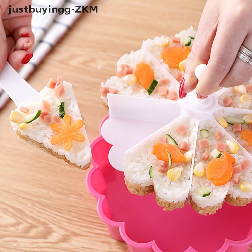 1pc Cetakan Kue / Jelly / Pudding / Sushi Bentuk Hati 8 Grid Bahan PP