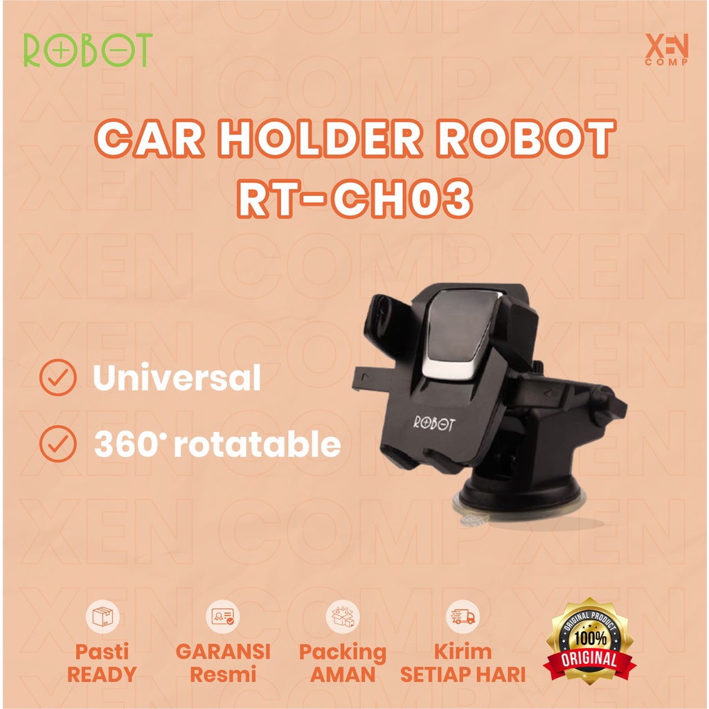 Universal Car Holder ROBOT RT-CH03 Silicon Pad For Smartphone iPhone Android Car Stand Holder