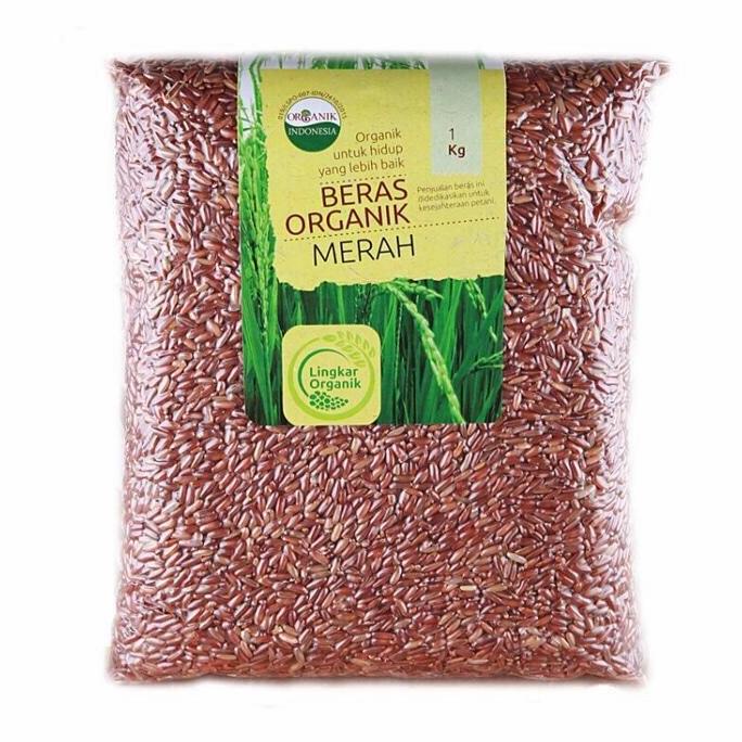 

Beras merah Organik 1 kg vakum lingkar organik