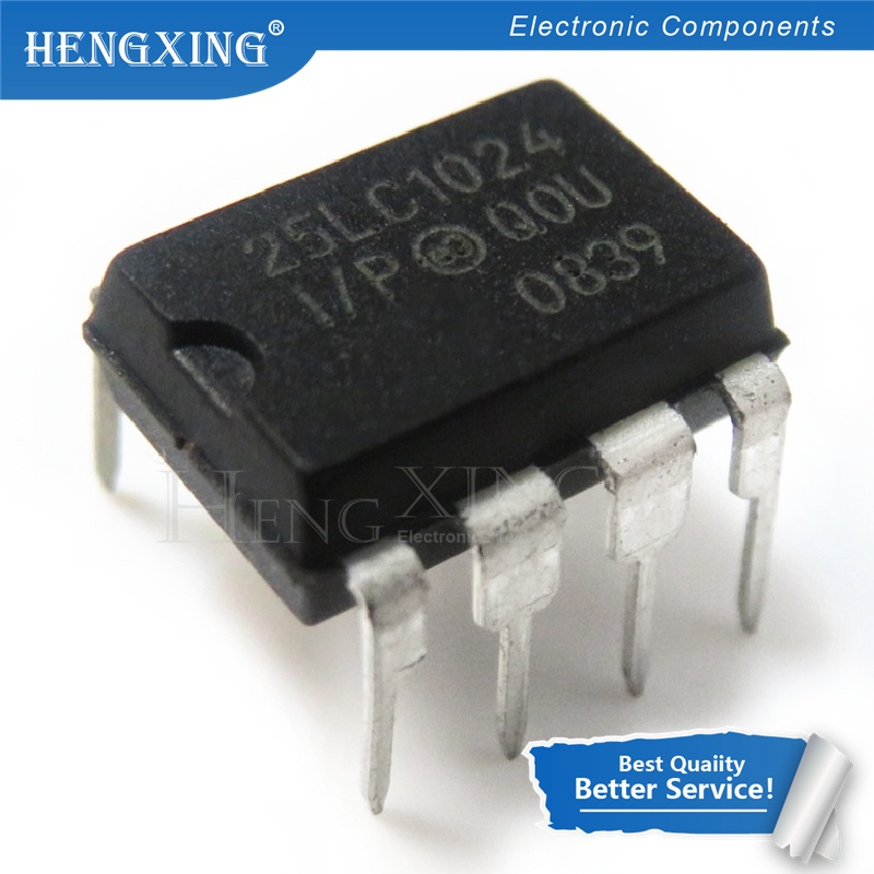 10pcs IC PIC25LC1024-I / P 25LC1024-I / P 25LC1024 I / P DIP-8 1MBIT 20MHZ