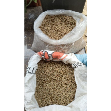 BIJI KOPI MENTAH/GREENBEAN ROBUSTA PETIK MERAH 1KG