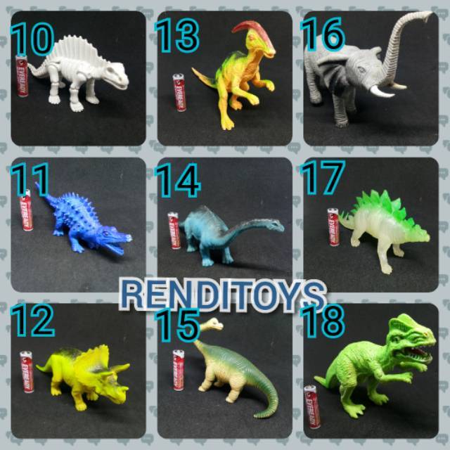 Jurassic World Dinosaurus Action Figure McDonald's Action Figure Dinosaurus MCD MURAH Dinosaurus