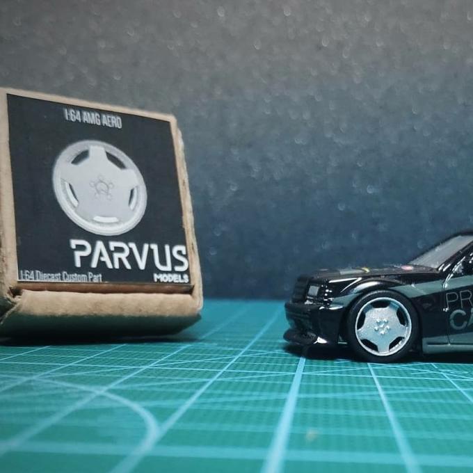 Parvus Models Ban Karet AMG AERO 10 10 Custom Hot Wheels Tomica MiniGT