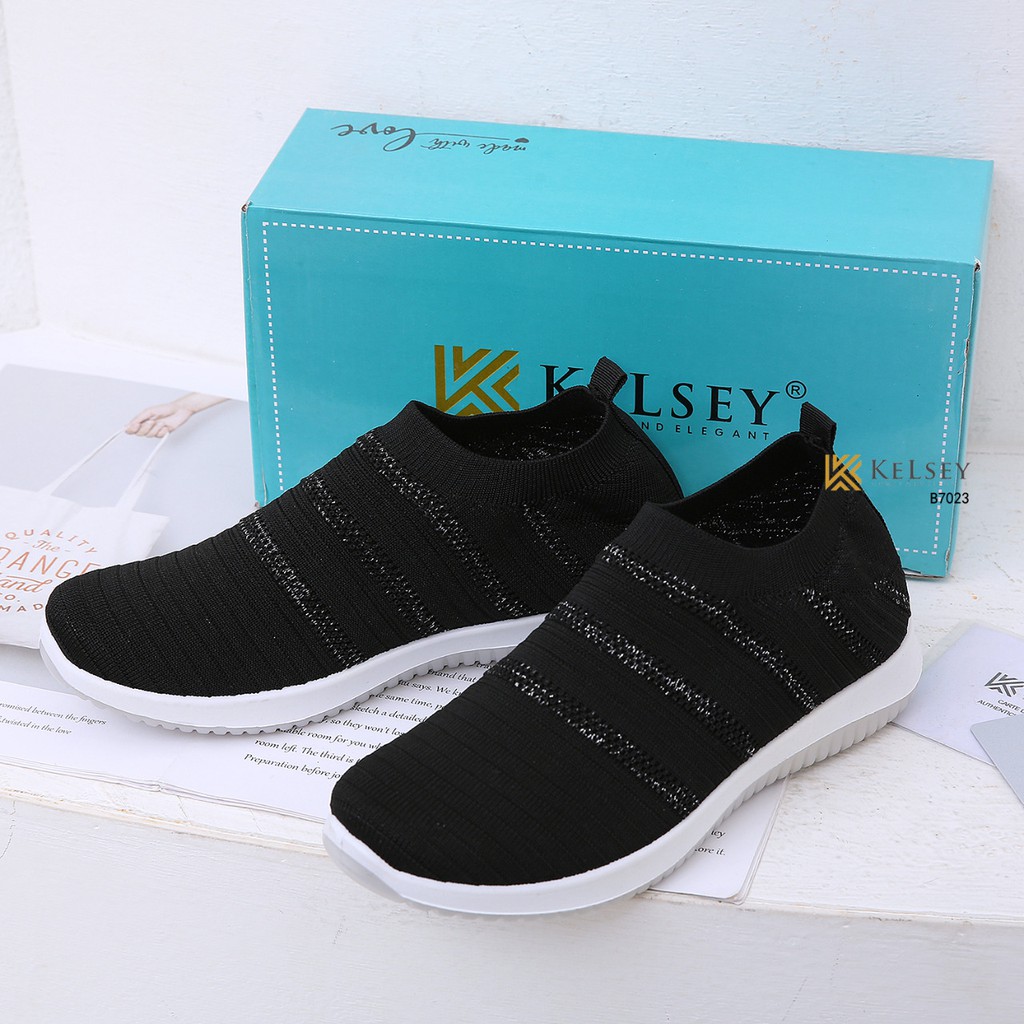 Kelsey Sepatu Flyknit Shoes Wanita Kelsey B7023