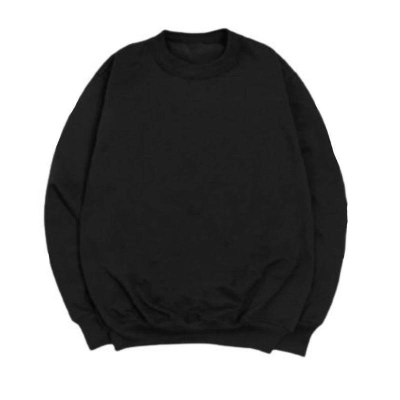Basic Sweater Polos  - Crewneck Polos Pria Wanita Kekinian SWEATER Crewneck POLOS BASIC POLOS OBLONG