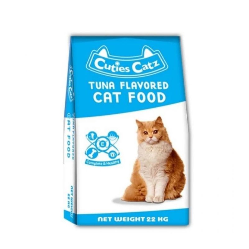 Makanan Kucing - Cuties tuna 22kg cat food gojek/grab