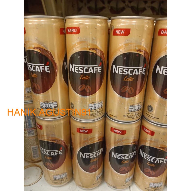 

NESCAFE Minuman Kopi Susu Latte 240 ml Kaleng SS91