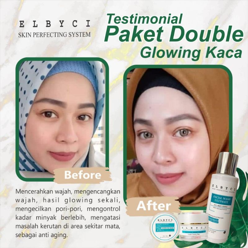 NEW PAKET KACA ELBYCI SKINCARE (Free Pouch)