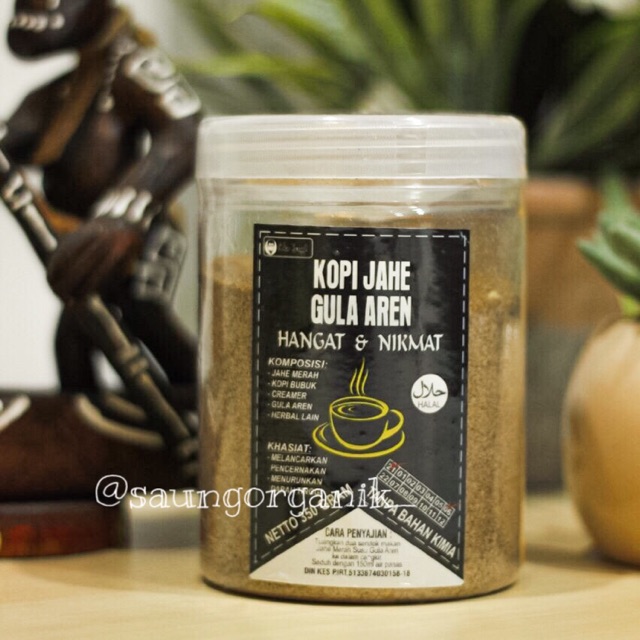 

Kopi Jahe Merah Bubuk Gula Aren 350g (Premium Quality)