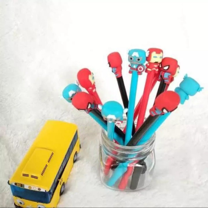 

Pulpen Karakter Superhero/ Ballpoint Character Dan Superhero