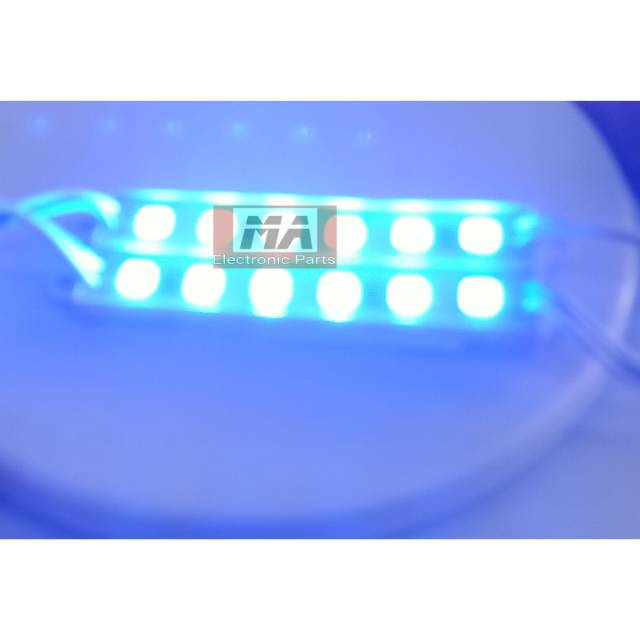 Lampu LED 12V DC 6 mata