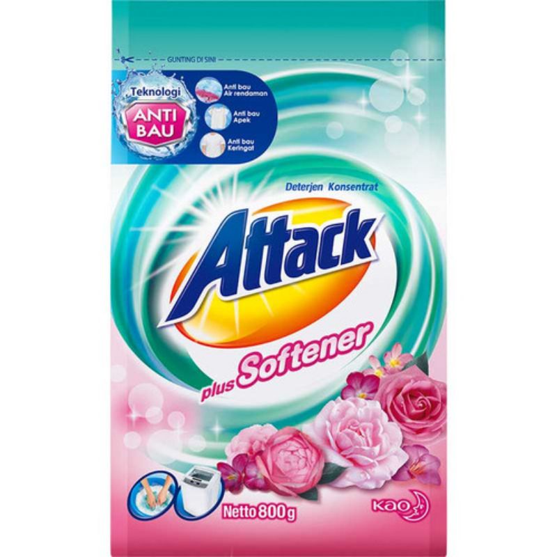ATTACK DETERGEN SOFTENER BUBUK 800GR