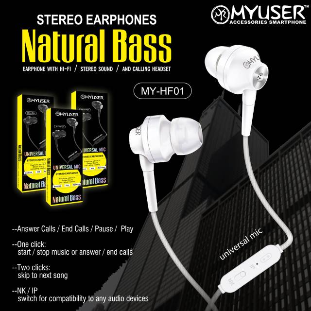 Headset My-hf01 MYUSER