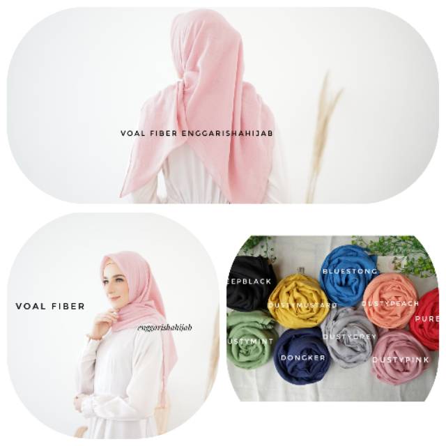 Segiempat Voal Fiber Premium/voal premium/voile slub scarf/segiempat voal/voal polos/voal premium