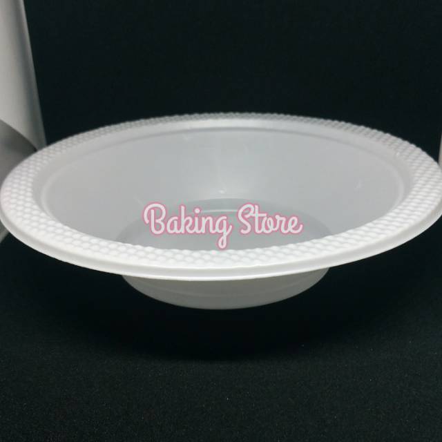 Mangkok Plastik Mika Size 7, isi 50lembar