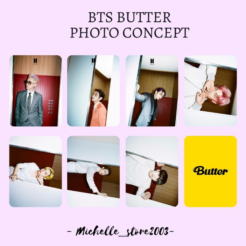 PHOTOCARD BTS BUTTER PHOTO CONCEPT